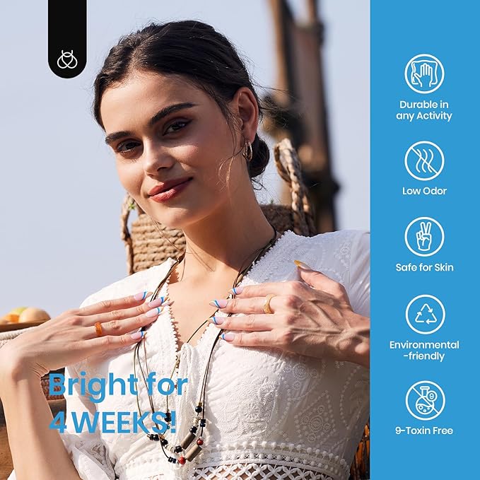 beetles Gel Polish Set, 6 Colors Yellow White Orange Blue Gel Polish Kit, Glitter Green Nail Polish Soak Off Nail Lamp Nail Art Manicure Kit, DIY Home Salon Gifts for Women-BrightBean Baby