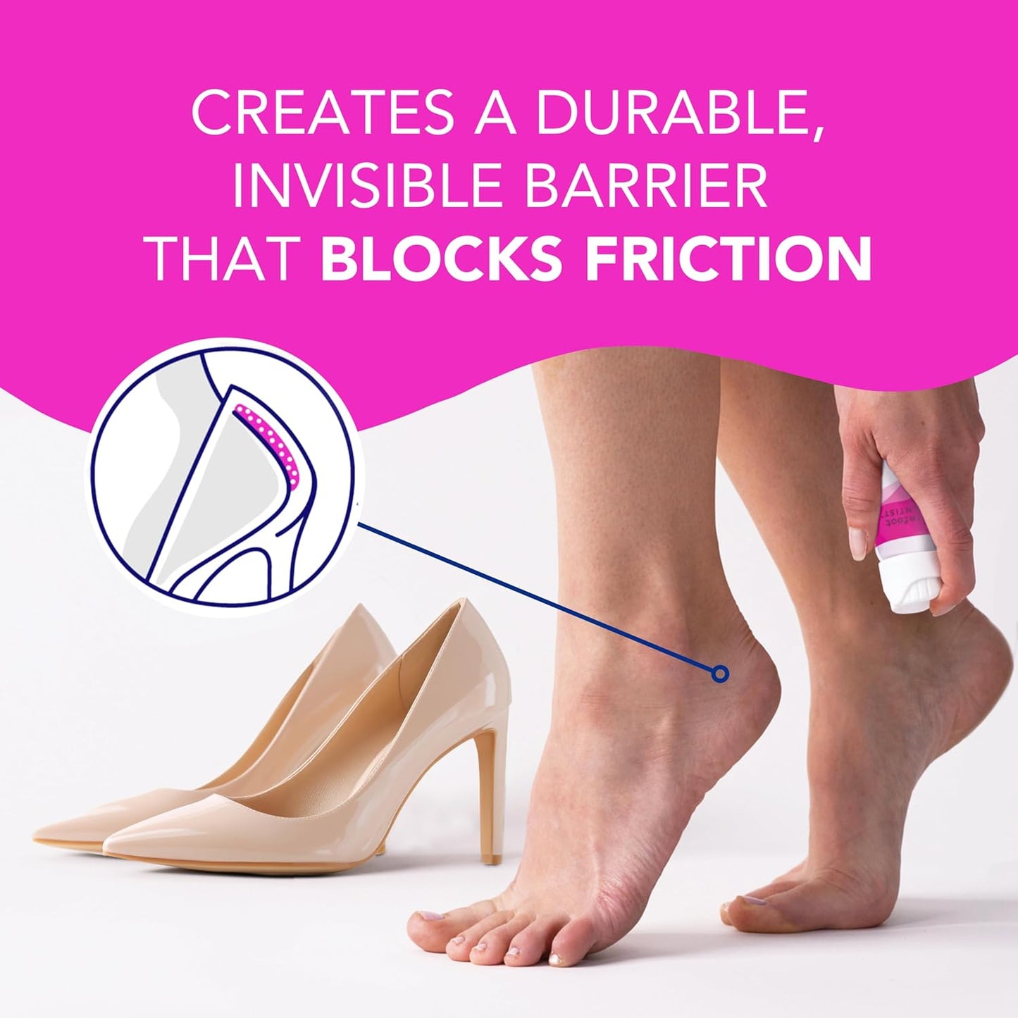 Barefoot Scientist PreHeels+ Blister Prevention Spray, Innovative Invisible Protective Barrier Against Blisters-BrightBean Baby
