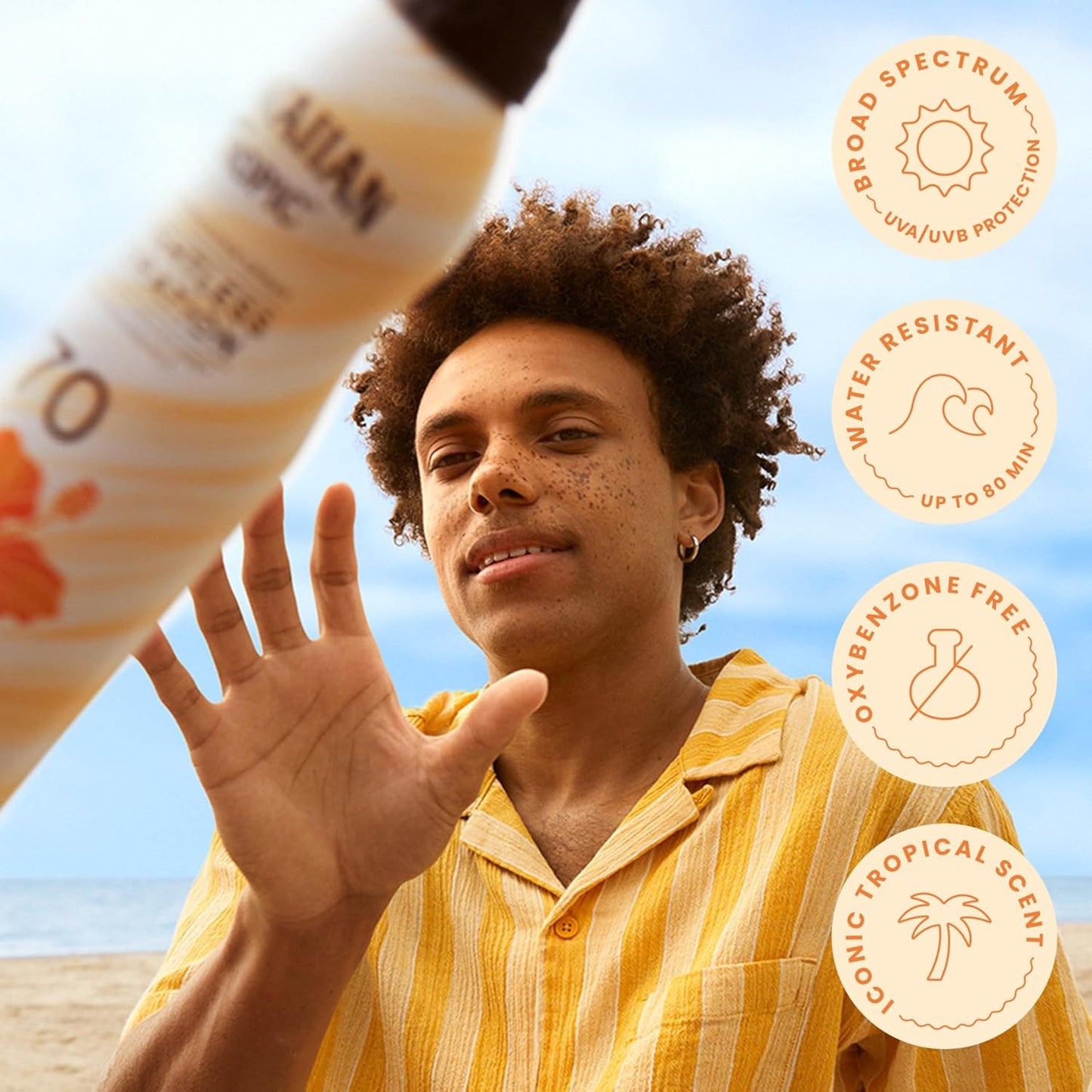 Hawaiian Tropic Weightless Hydration Clear Spray Sunscreen SPF 30, 6oz | SPF 30 Sunscreen Spray, Sunblock, Oxybenzone-Free, 6oz each Twin Pack-BrightBean Baby