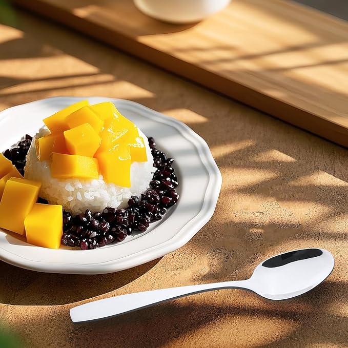 Ggbin 12-Piece Stainless Steel Dinner Spoons, Tablespoon Set