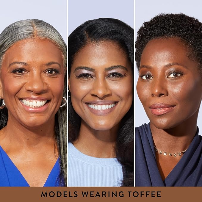 LAURA GELLER NEW YORK Baked Balance-n-Brighten Foundation with Kabuki Brush Makeup Set, Toffee-BrightBean Baby