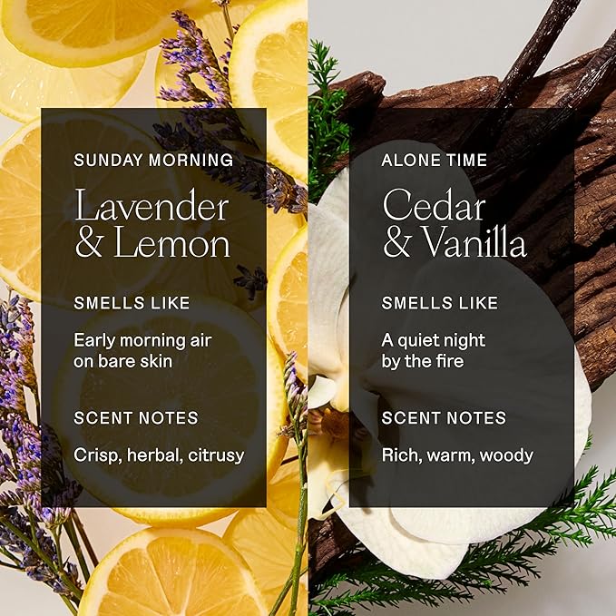 Each & Every Aluminum Free Deodorant for Women & Men, Lavender & Lemon + Cedar & Vanilla - All Natural Deodorant for Sensitive Skin, EWG Verified - Clean, Baking Soda-Free, Plant-Based - 2.5oz, 2 Pack-BrightBean Baby