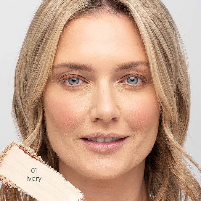 True + Luscious Sheer Halo Complexion Powder – Natural Matte Finish Foundation, Sheer to Medium Coverage – Clean, Vegan and Cruelty Free Powder Foundation – 0.32 oz-BrightBean Baby