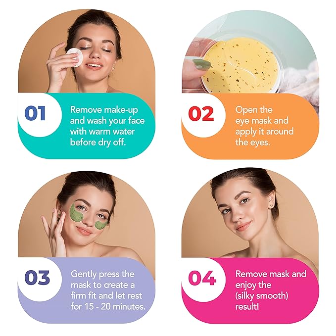 3 Pack Under Eye Mask See Brighter Days Ahead Eye Masks for Dark Circles Brightening & Hydrating Eye Patches-BrightBean Baby