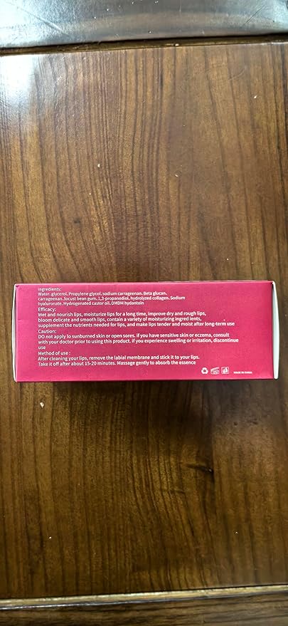 20Pcs Moisturizing Restores Moisture Lip Mask for Dry Lips and Lip Lines Overnight Lip Care, Gel Treatment Plumping Lips Mask (Red)-BrightBean Baby
