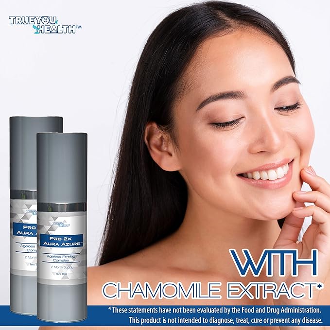 Pro 2x Aura Azure Serum - Anti Aging Serum - 2 Month Supply - Skin Firming Complex to Reduce Wrinkles Appearance - Exfoliate - Nourish - Improve Hyperpigmentation & Dark Circles - Aid Cell Renewal-BrightBean Baby