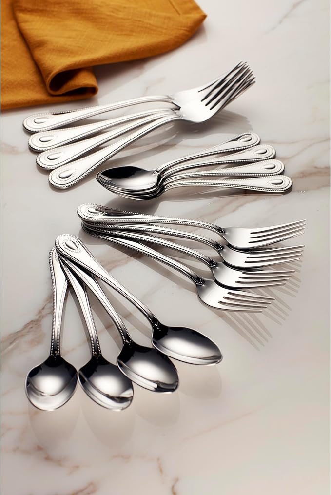 Lenox 894742 French Perle Dinner Forks, Set Of 4