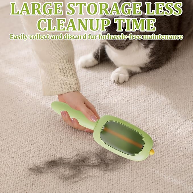 Reusable Lint Roller, Portable Lint Brush, Pet Hair Remover, Super Sticky and Washable, for Clothes, Furniture, Dog & Cat Hair(Green)-BrightBean Baby