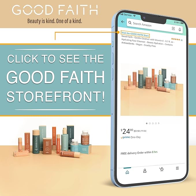 Good Faith - GOOD + Glowing Set - Brightening Skincare Value Kit - 3pcs Exfoliating Toner, Brightening Serum, Softening Moisturizer - Vegan - Cruelty Free-BrightBean Baby