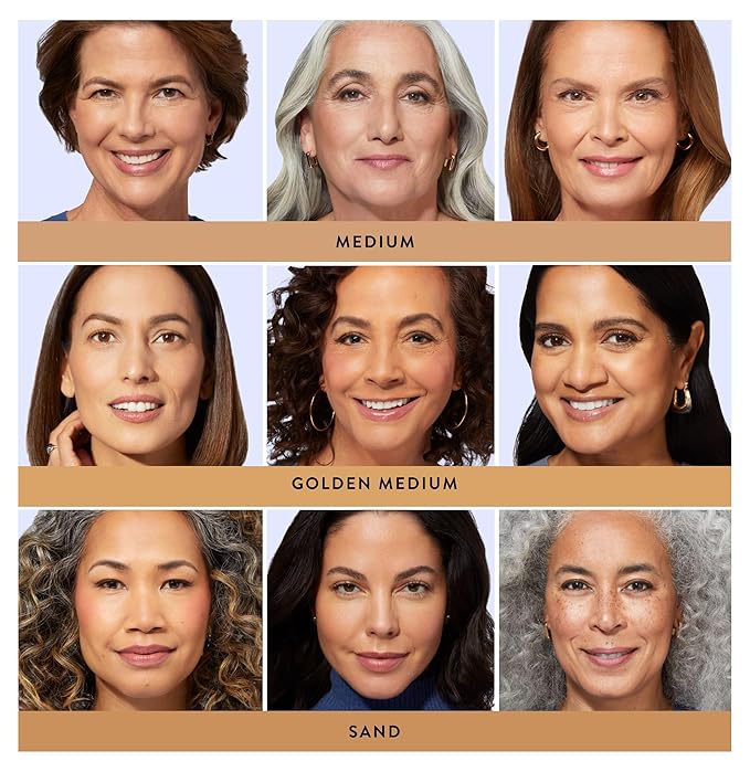 LAURA GELLER NEW YORK Baked Balance-N-Brighten Color Correcting Foundation, Sand + Kabuki Brush-BrightBean Baby