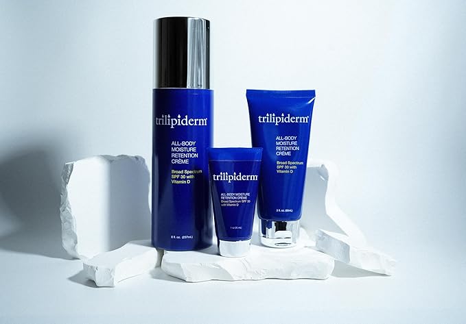 Trilipiderm 3oz TSA Travel Size 6-Pack All-Body Moisturizer with SPF 30 for Body, Face, Hands, & Feet-BrightBean Baby