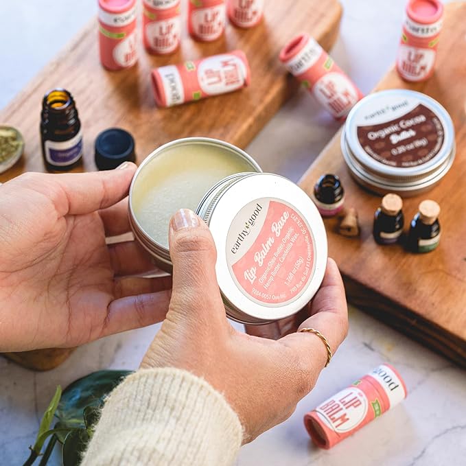 Earthy Good Organic DIY Lip Balm Making Craft Kit By Kiss Naturals-BrightBean Baby