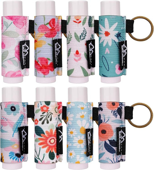 WK IEASON Lip Balm Holder Keychain Bulk Chapstick Holder Key chain-BrightBean Baby
