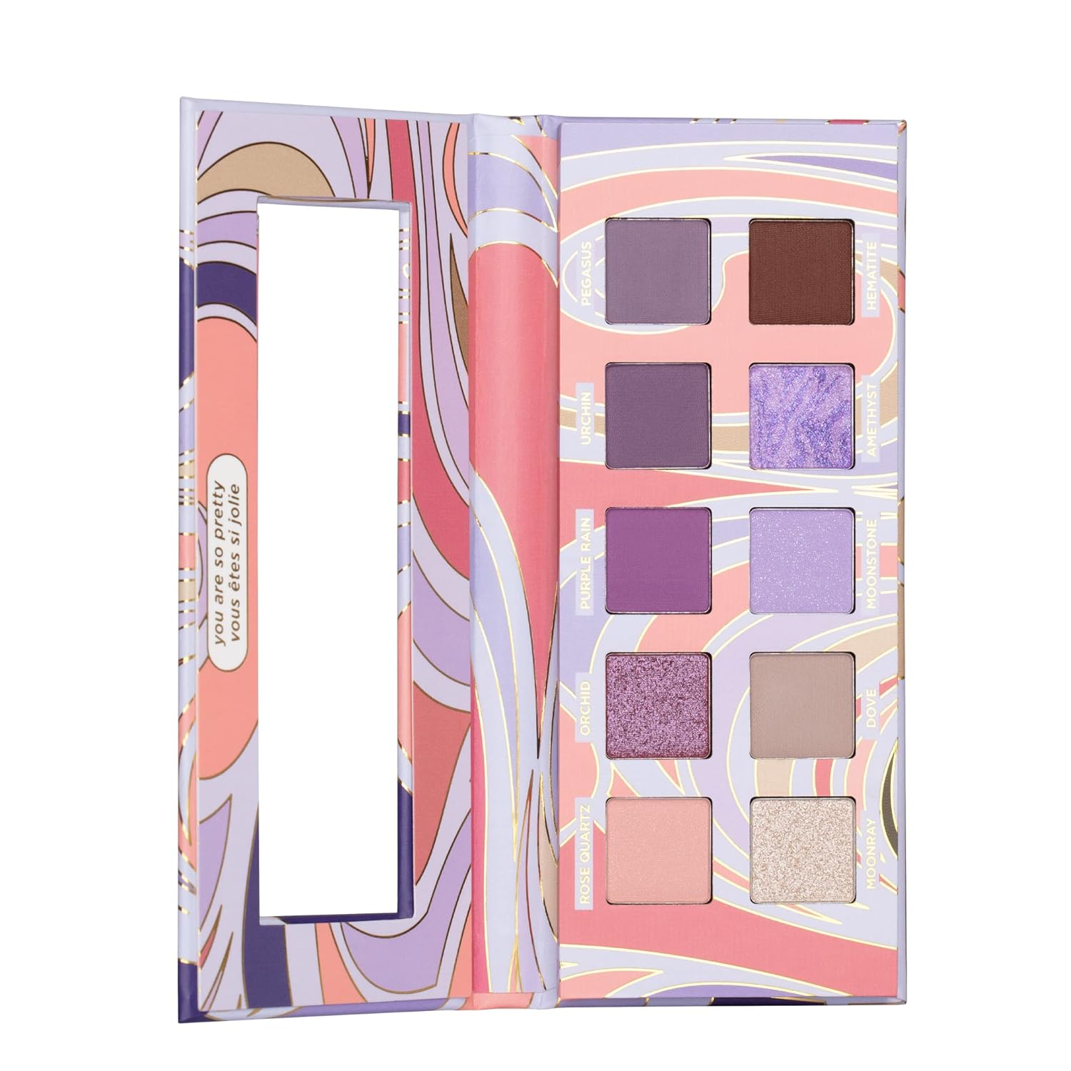 Pacifica Eyeshadow Palette – Purple Nudes Mineral Eyeshadow, Wearable Purple Tones with Matte, Shimmer & Metallic, Cocoa Butter Infused, Talc-Free, Vegan & Cruelty-Free, 0.24 oz (10 Shades)-BrightBean Baby