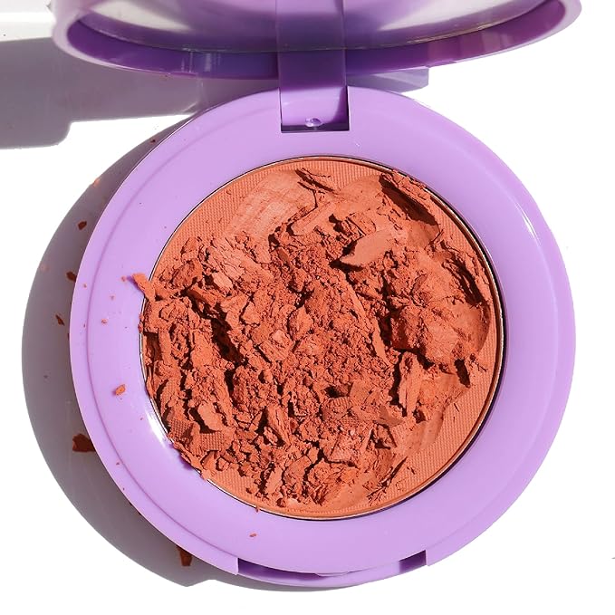 Half Caked In Bloom Powder Blush | vegan & cruelty-free, fragrance-free, highly pigmented, primer-infused | 3.8g (Liv On Sunday)-BrightBean Baby
