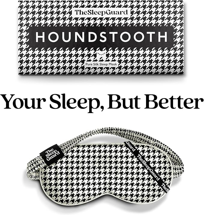 Pure Silk Sleep Mask [100% 6A Mulberry Silk, 22 Momme] Light Blocking Travel Essentials. Eye Masks for Sleeping. Black Oeko-Tex Blindfold. Eye Covers for Men & Women-BrightBean Baby