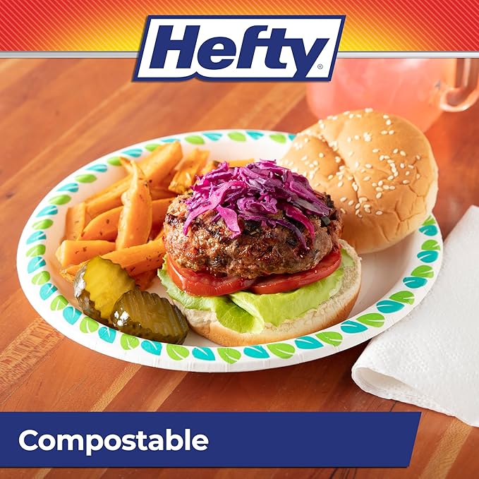Hefty Compostable 8.6" Plate 30ct