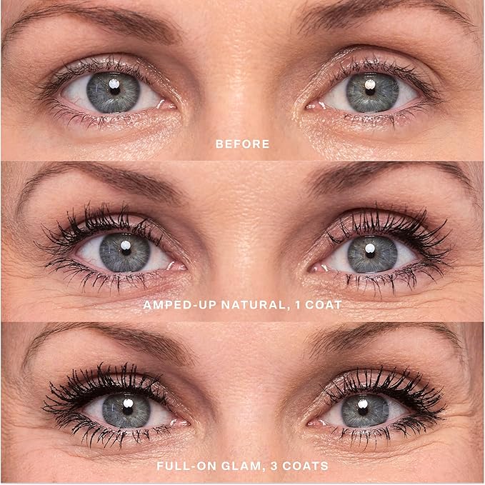 Tower 28 MakeWaves Mascara - Volumizing and Lash Lengthening Water-Resistant Mascara - No Clumping or Flaking - for Sensitive Eyes – Drift Brown-BrightBean Baby