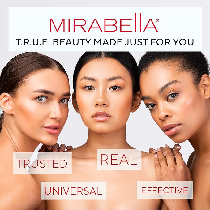 Mirabella Invincible For All Perfecting Under Eye Concealer Full Coverage - Hydrating Makeup Concealer for Dark Circles, Fine Lines & Wrinkles w/Hyaluronic Acid - Tan T190-BrightBean Baby