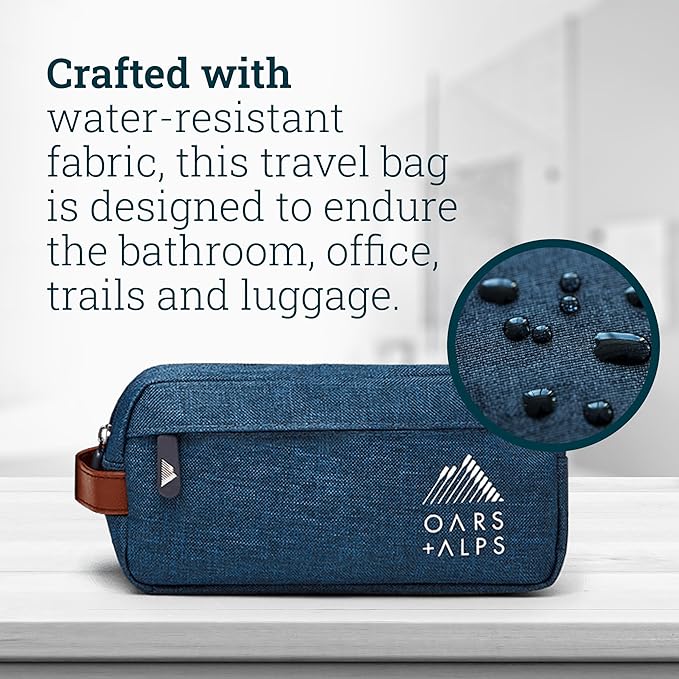 Oars + Alps Ultimate Oarsman Skin Care Kit for Men, Includes Face Wash, Eye Roller, Deodorant, Lip Balm, Moisturizer, and Travel Bag, TSA Friendly, 5 Items Total-BrightBean Baby