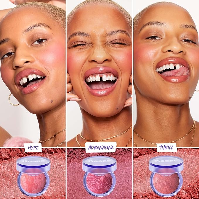 Kosas Blush is Life – Talc-Free Dimensional Blush Baked with Squalane & Hyaluronic Acid – Long Wear - Hype-BrightBean Baby