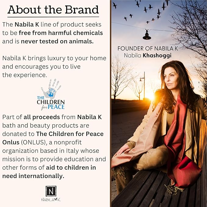 Organic Rose Bath Salts by Nabila K - Dead Sea Salt & Epsom Salt Scrub & Soak - Exfoliates & Hydrates Skin, Botanical Essential Oils - Bubble Bath Accessories for All Skins Types, 8 oz-BrightBean Baby