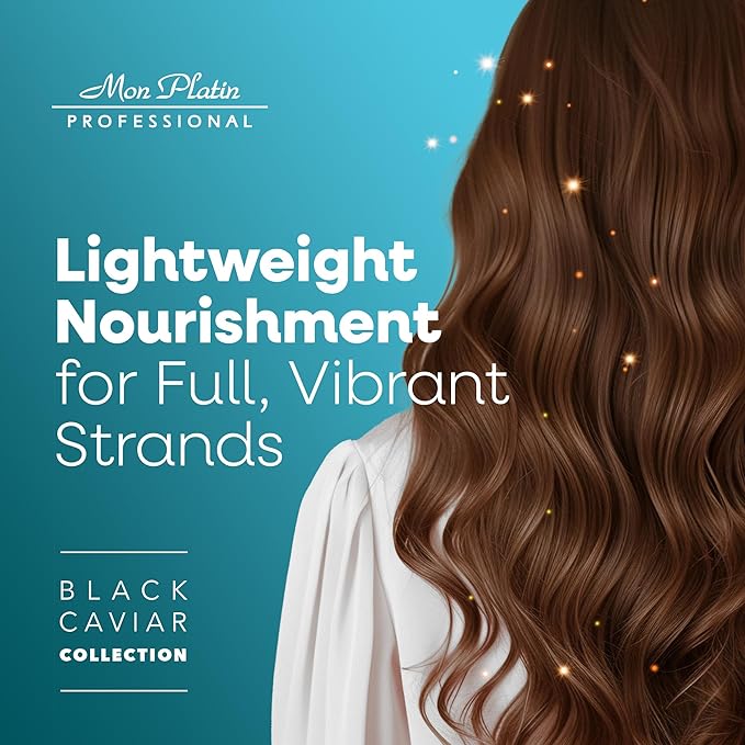Mon Platin Professional Black Caviar Volumizer Hair Shampoo - For Fine, Thin, Fragile Hair - Enriched with Black Caviar, Hair Shampoo for Damaged hair, Volume Shampoo, SLS/Salt Free 500ML-BrightBean Baby