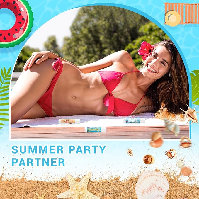 24 Pcs Sunscreen Lip Balms for Summer Beach Party SPF 30 Sunscreen Lip Balms Sticks Bulk Outdoor Travel Sunscreen Care Lip Balm for Thank You Gifts Summer Beach Wedding Party Supplies-BrightBean Baby