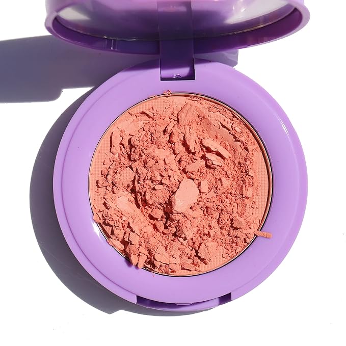 Half Caked In Bloom Powder Blush | vegan & cruelty-free, fragrance-free, highly pigmented, primer-infused | 3.8g (Me & U)-BrightBean Baby