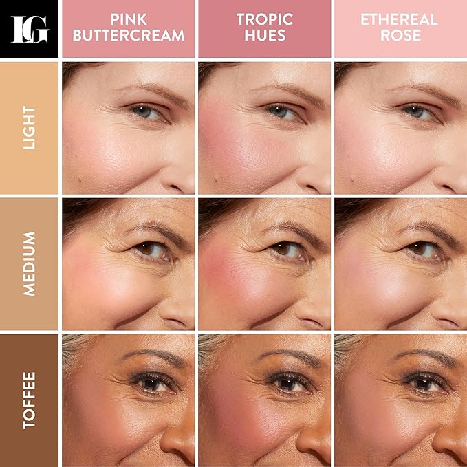 LAURA GELLER NEW YORK Baked Blush-n-Brighten Baked to Go - Pink Buttercream - Travel Size Blush-BrightBean Baby