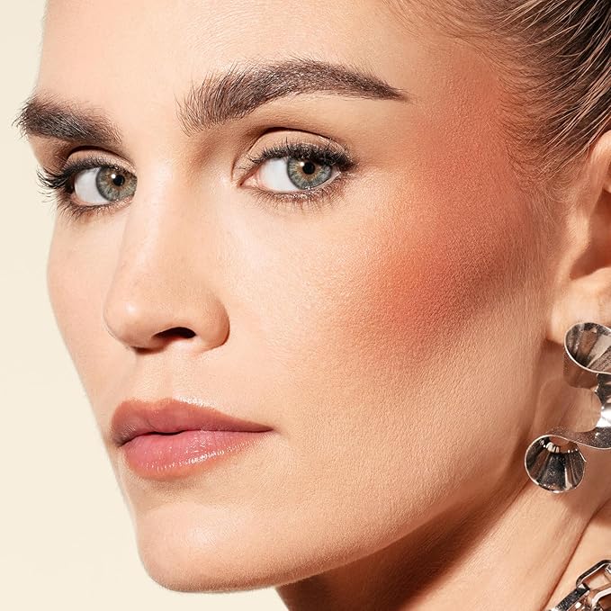 Morphe Hot Shot Blush Drops - Hydrating, Buildable Liquid Blush for Cheeks with Niacinamide and Antioxidants- Buildable, Waterweight Formula for a Natural Finish - Power Drip (0.5 Fl Oz)-BrightBean Baby