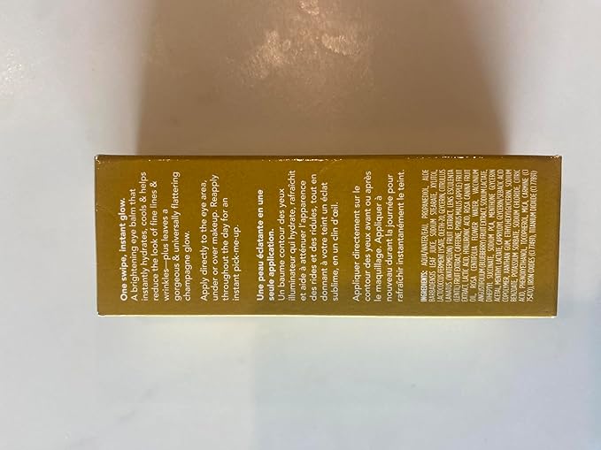 TULA Skin Care Eye Balm Gold Glow - Dark Circle Treatment, Instantly Hydrate and Brighten Undereye Area, Portable and Perfect to Use On-the-go, 0.35 oz.-BrightBean Baby