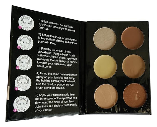 Cameo Contour Palette and Brush Set I-BrightBean Baby