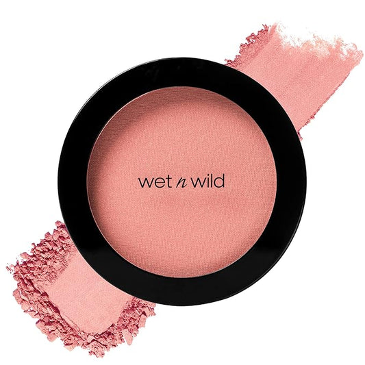 wet n wild Color Icon Blush, Effortless Glow & Seamless Blend infused with Luxuriously Smooth Jojoba Oil, Sheer Finish with a Matte Natural Glow, Cruelty-Free & Vegan - Nudist Society(Packaged)-BrightBean Baby