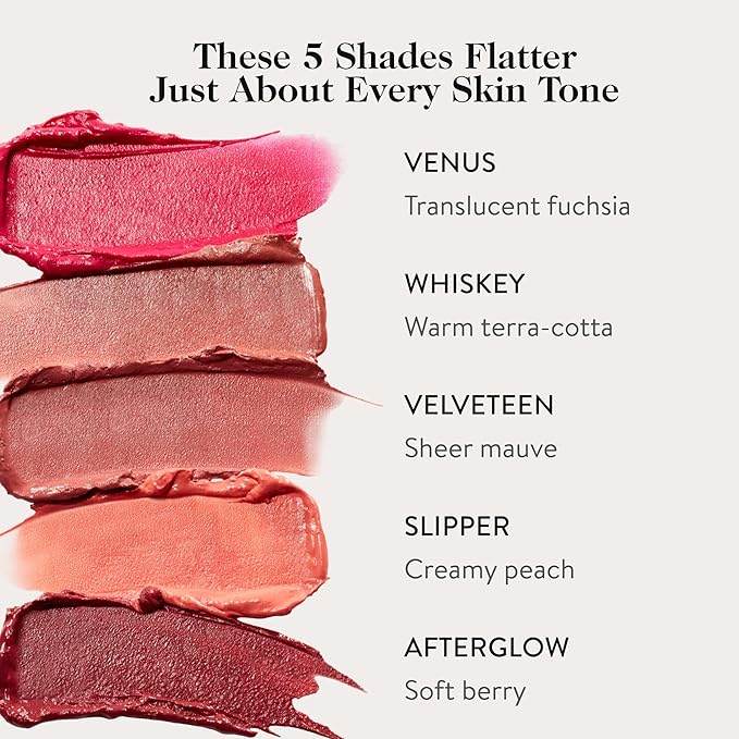 goop Beauty Cream Blush | Sheer Pop of Color for Lips & Cheeks | Vitamin C, Vitamin E, & Safflower Oil | Natural Makeup for Glowing Skin | Paraben & Silicone Free | 0.5 oz | Whiskey - Warm Terracotta-BrightBean Baby