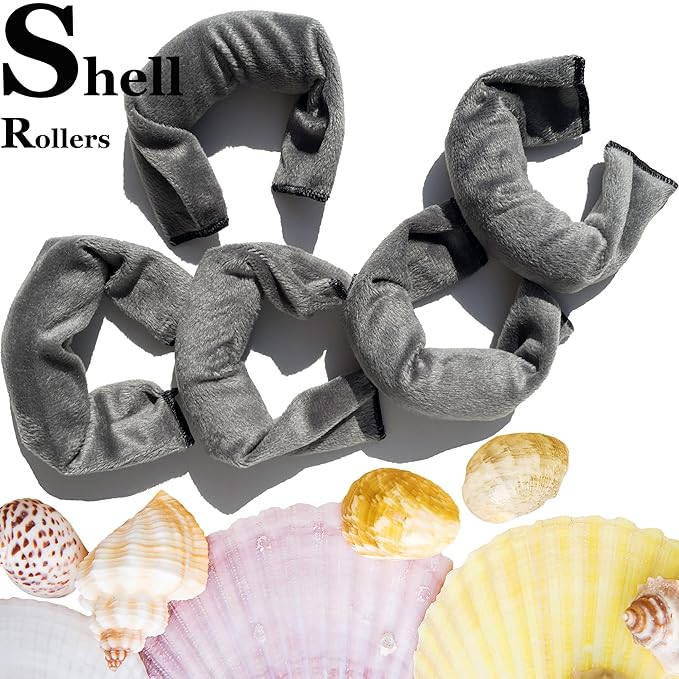 Aimin Hair Rollers Night Sleep Foam Hair Curler Rollers Flexible Soft Pillow Hair Rollers DIY Sponge Hair Styling Rollers Tools set (18 pcs gray) …-BrightBean Baby