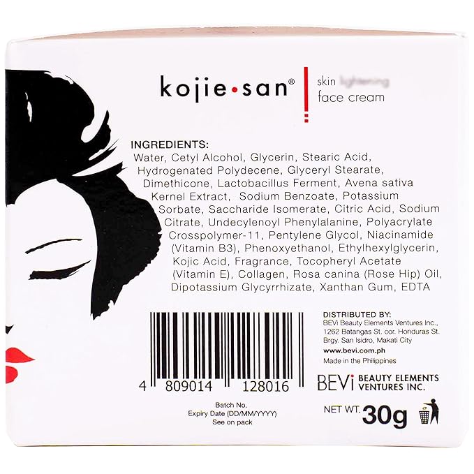 Kojie San Skincare Bundle - Facial Brightening Set with 2 Bars of Kojic Acid Soap, Face Cream & Exfoliating Face Brush-BrightBean Baby