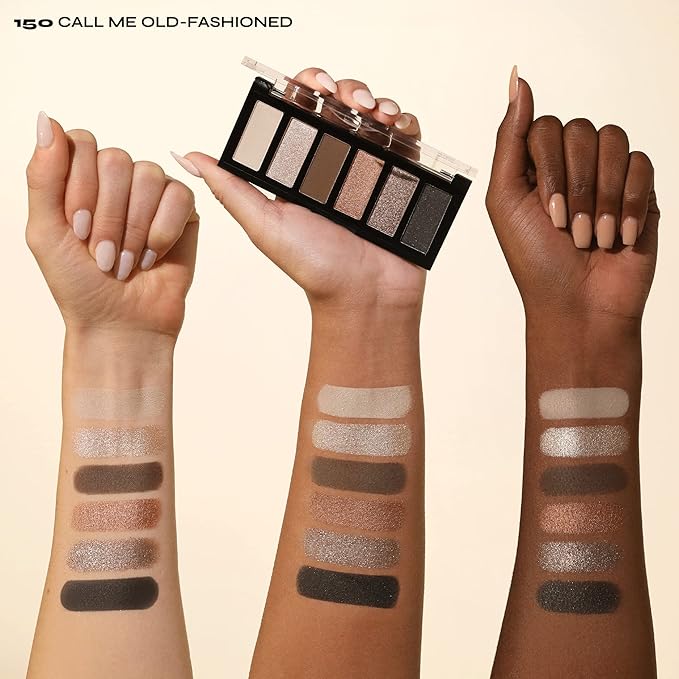 Milani Gilded Mini Eyeshadow Palette with 6 Matte & Shimmer Hues - Call Me Old-Fashioned-BrightBean Baby