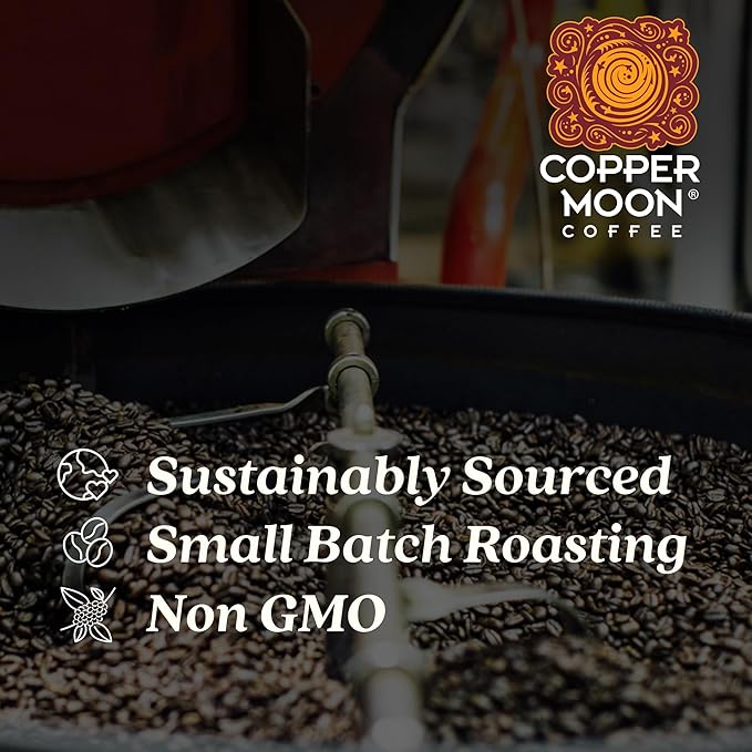 Copper Moon Single Serve Coffee Pods for Keurig K-Cup Brewers, Light Roast, Bean Me Up Blend, 72 Count
