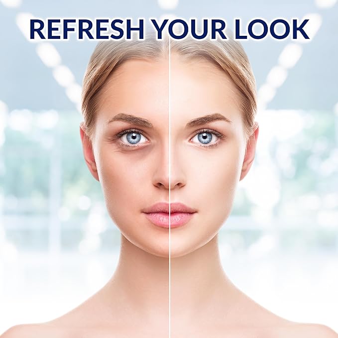 Stylia Under Eye Patches for Puffy Eyes and Dark Circles (20 Pairs) - 24k Gold Under Eye Mask with Vitamin C, Hyaluronic Acid, Pearl Extract - Eye Masks for Dark Circles and Puffiness-BrightBean Baby