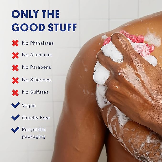 Huron Men’s Moisturizing Body Wash – Crisp & Invigorating Scent of Citrus, Eucalyptus, Mint, & Aromatic Greens - Made With Coconut Oil, Vitamin E & Witch Hazel – Vegan, Cruelty-Free - 12.2 fl oz-BrightBean Baby