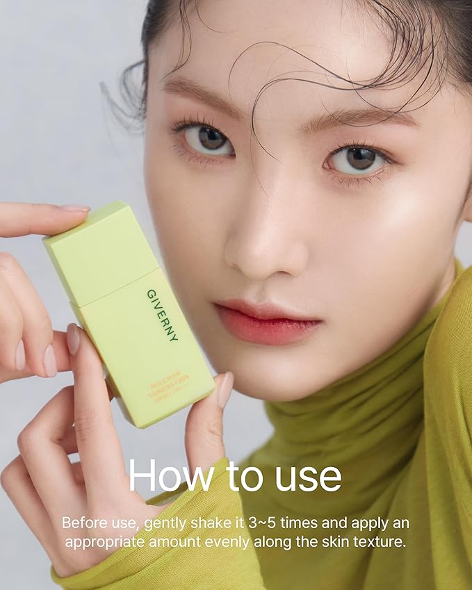 GIVERNY Milchak Tonedation – Tone Correcting Base Makeup for Covering Pores and Improving Complexion – Long-Lasting Nudie Apricot Color Finish – Evens Skin Tone, 1.01 fl.oz.-BrightBean Baby