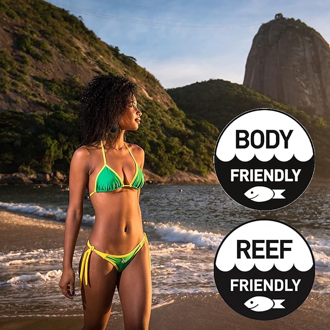 All Good Baby & Kids Mineral Sunscreen Butter Stick for Face, Nose, Ears - UVA/UVB Broad Spectrum SPF 50, Coral Reef Friendly, Water Resistant, Zinc Oxide, Coconut Oil, Vitamin E (2.75 oz)(3-Pack)-BrightBean Baby