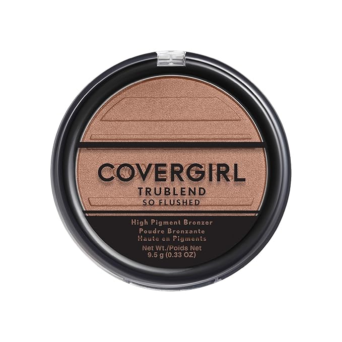 COVERGIRL Trublend So Flushed High Pigment Bronzer, Sunset Glitz, 0.33 Oz, 1 Count (Pack of 1)-BrightBean Baby