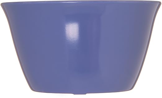 Carlisle FoodService Products Dallas Ware Reusable Plastic Bowl Bouillon Cup Bowl for Home and Restaurant, Melamine, 8 Ounces, Ocean Blue, (Pack of 24)