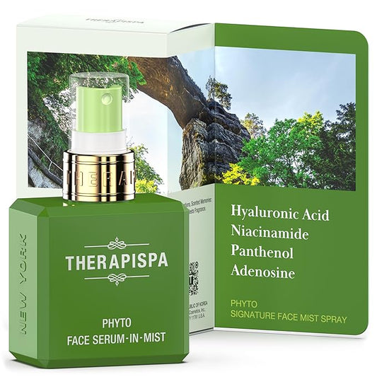Face Serum-In-Mist – Refreshing Face Mist & Spray Serum with Niacinamide, Panthenol & Hyaluronic Acid for Hydration, Balance & Skin Vitality (Phyto, 2.0 fl oz)-BrightBean Baby