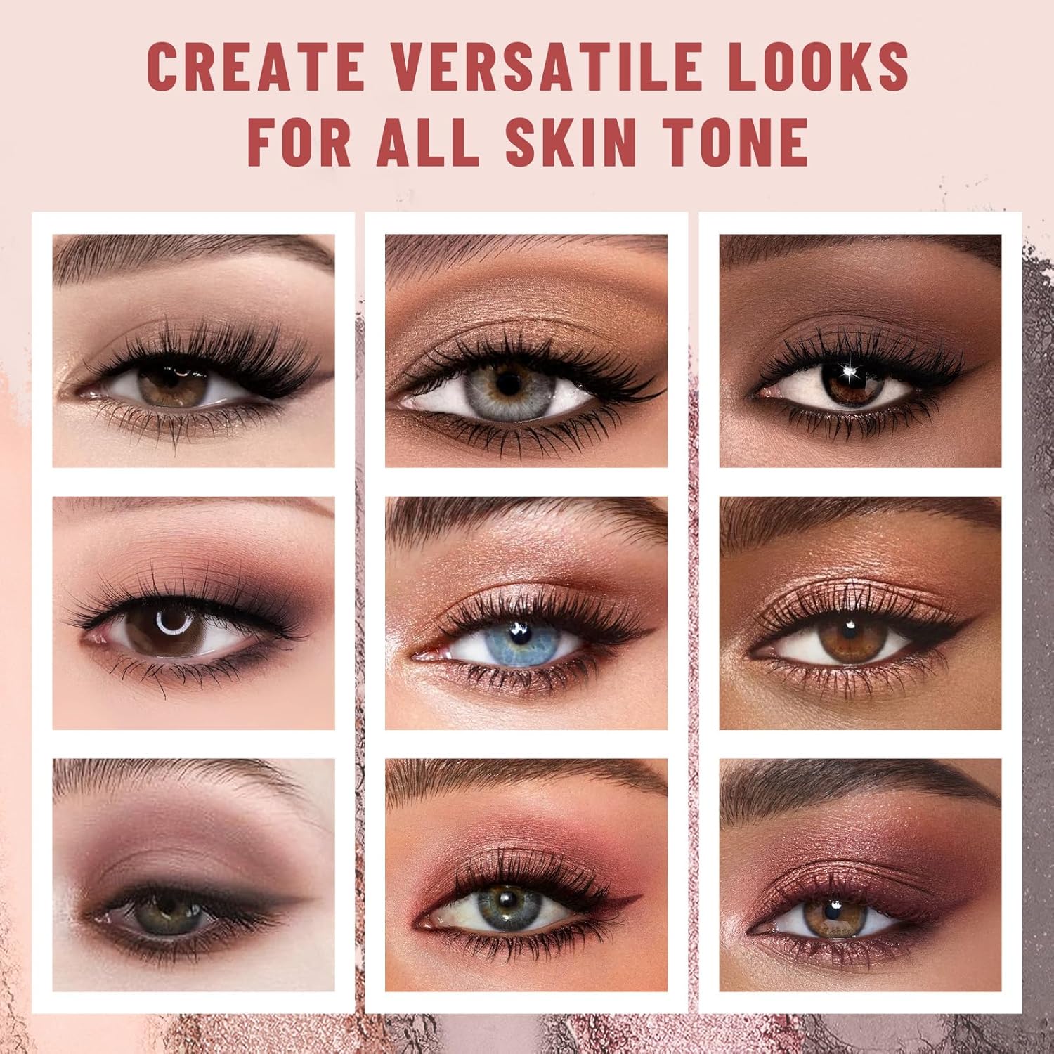 6 Colors Mini Eyeshadow Makeup Palette Rosy Neutral Nude Eye Shadow Shimmer & Matte Make Up Pallet with Mirror Highly Pigmented Long Lasting Waterproof Travel Size Gift Kit 02-BrightBean Baby