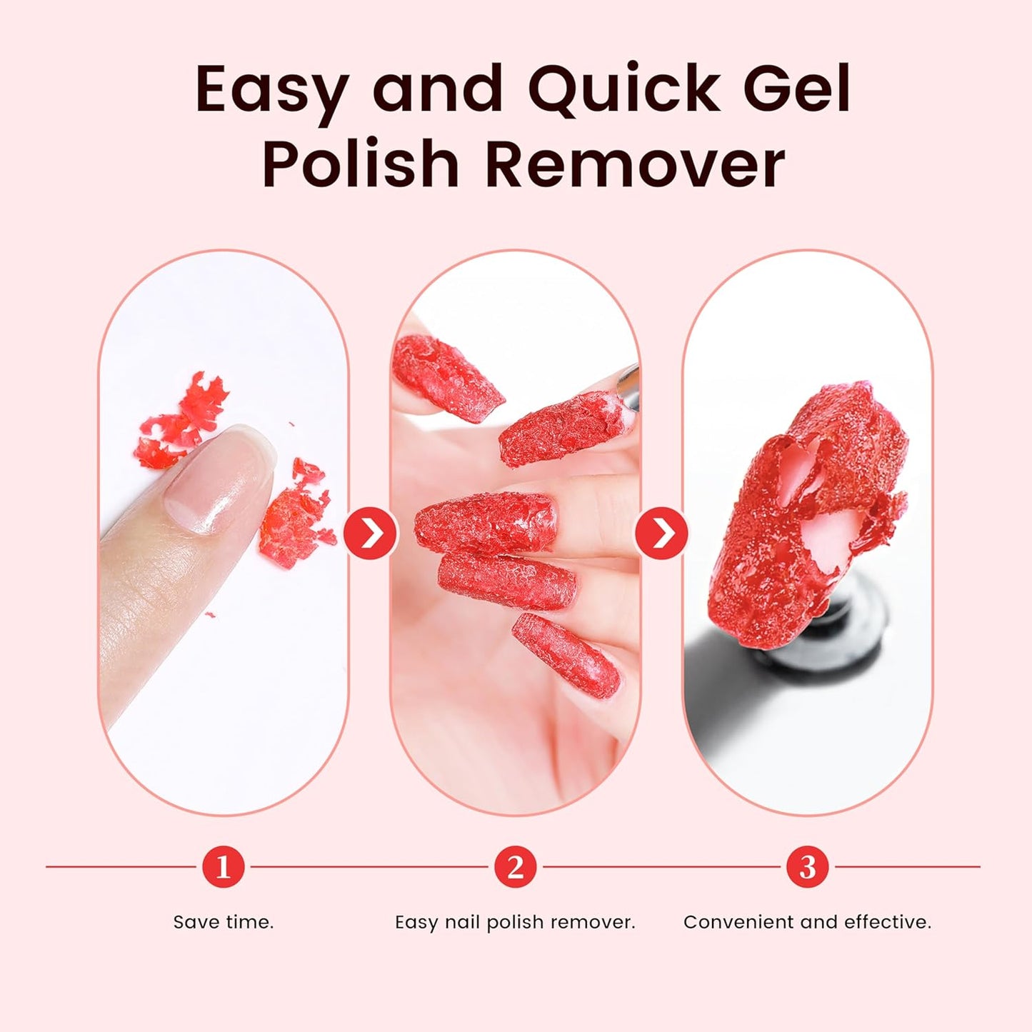 AIJIMEI Nail Polish Remover Kit, 4 Fl Oz Nail Polish Remover for Soak Off Gel Nail Polish Acrylic Nails Dipping powder Remover for Home DIY or Nail Salon-BrightBean Baby