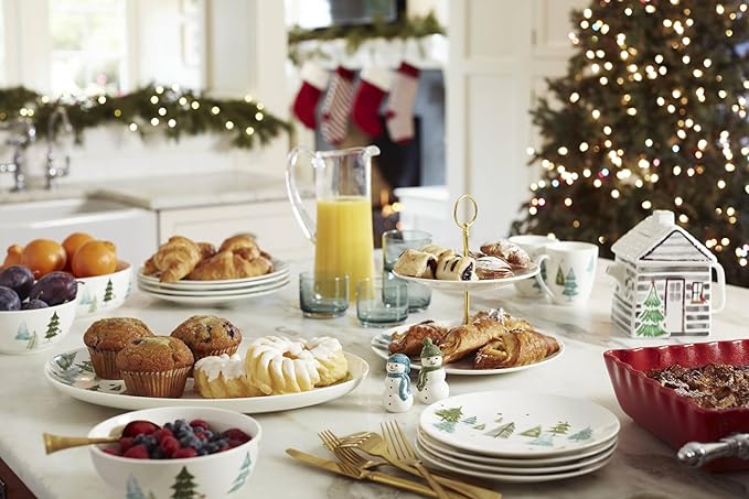 Lenox 894160 Balsam Lane 2-Tiered Server, Christmas & Holiday Hosting