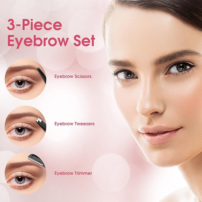 Newbealer 2in1 Facial Steamer, Hot Mist Facial Aromatherapy Humidifier Atomizer, Large Face Steamer Unclogs Pores Sinuses Moisturizing, Home Sauna Spa with Eyebrow Set (Red, 170ml)-BrightBean Baby